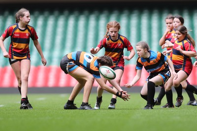 190324 - Ysgol Bryn Celynnog v Ysgol Godre’r Berwyn - WRU Welsh Schools Girls U12 Cup Final - 