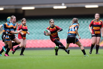 190324 - Ysgol Bryn Celynnog v Ysgol Godre’r Berwyn - WRU Welsh Schools Girls U12 Cup Final - 