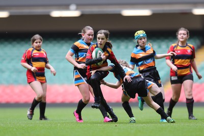 190324 - Ysgol Bryn Celynnog v Ysgol Godre’r Berwyn - WRU Welsh Schools Girls U12 Cup Final - 