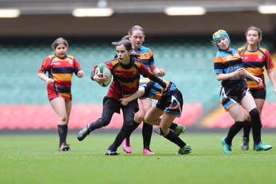 190324 - Ysgol Bryn Celynnog v Ysgol Godre’r Berwyn - WRU Welsh Schools Girls U12 Cup Final - 