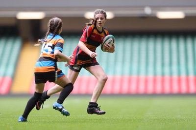 190324 - Ysgol Bryn Celynnog v Ysgol Godre’r Berwyn - WRU Welsh Schools Girls U12 Cup Final - 