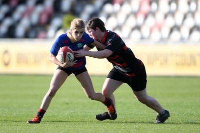 060525 - Ysgol Cwm Rhymni v Ysgol Bro Dur - Girls Schools U16s Cup Final - Mali Jones of Ysgol Bro Dur