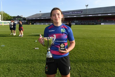 060525 - Ysgol Cwm Rhymni v Ysgol Bro Dur - Girls Schools U16s Cup Final - Player of the match Isabelle Thomas of Ysgol Bro Dur