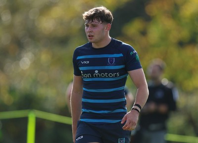 011025 - Ysgol Gyfun Gymraeg Glantaf v Coleg Gwent, WRU Welsh Schools & Colleges league - Mason Daniels of Ysgol Glantaf