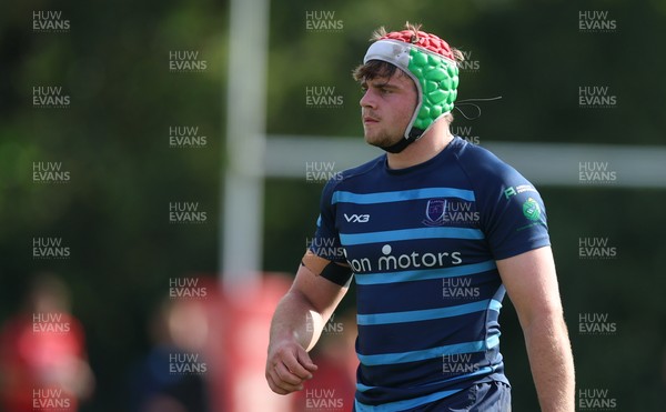 011025 - Ysgol Gyfun Gymraeg Glantaf v Coleg Gwent, WRU Welsh Schools & Colleges league - Alfie Prygodzicz of Ysgol Glantaf