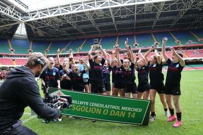 190324 - Ysgol Godre’r Berwyn v Ysgol Bro Dur - WRU Welsh Schools Girls U14 Cup Final - Winners Ysgol Bro Dur