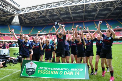 190324 - Ysgol Godre’r Berwyn v Ysgol Bro Dur - WRU Welsh Schools Girls U14 Cup Final - Winners Ysgol Bro Dur