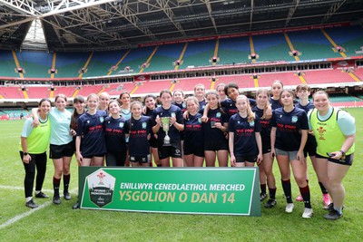 190324 - Ysgol Godre’r Berwyn v Ysgol Bro Dur - WRU Welsh Schools Girls U14 Cup Final - Winners Ysgol Bro Dur