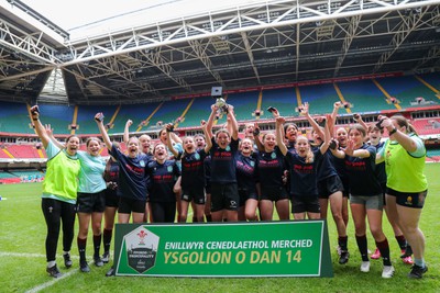 190324 - Ysgol Godre’r Berwyn v Ysgol Bro Dur - WRU Welsh Schools Girls U14 Cup Final - Winners Ysgol Bro Dur