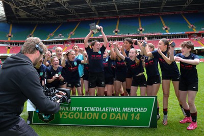 190324 - Ysgol Godre’r Berwyn v Ysgol Bro Dur - WRU Welsh Schools Girls U14 Cup Final - Winners Ysgol Bro Dur