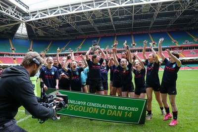 190324 - Ysgol Godre’r Berwyn v Ysgol Bro Dur - WRU Welsh Schools Girls U14 Cup Final - Winners Ysgol Bro Dur