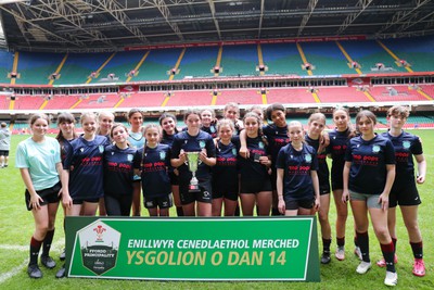 190324 - Ysgol Godre’r Berwyn v Ysgol Bro Dur - WRU Welsh Schools Girls U14 Cup Final - Winners Ysgol Bro Dur