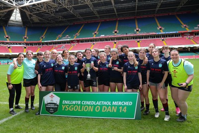 190324 - Ysgol Godre’r Berwyn v Ysgol Bro Dur - WRU Welsh Schools Girls U14 Cup Final - Winners Ysgol Bro Dur