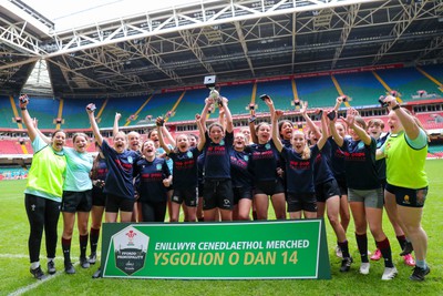 190324 - Ysgol Godre’r Berwyn v Ysgol Bro Dur - WRU Welsh Schools Girls U14 Cup Final - Winners Ysgol Bro Dur