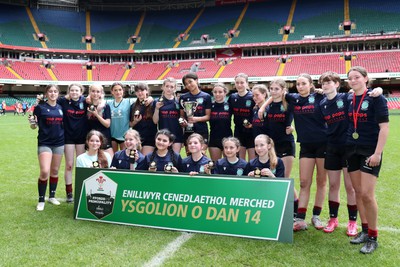 190324 - Ysgol Godre’r Berwyn v Ysgol Bro Dur - WRU Welsh Schools Girls U14 Cup Final - Winners Ysgol Bro Dur