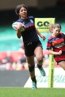 190324 - Ysgol Godre’r Berwyn v Ysgol Bro Dur - WRU Welsh Schools Girls U14 Cup Final - 