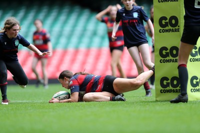 190324 - Ysgol Godre’r Berwyn v Ysgol Bro Dur - WRU Welsh Schools Girls U14 Cup Final - 