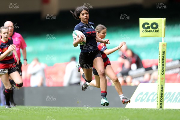 190324 - Ysgol Godre’r Berwyn v Ysgol Bro Dur - WRU Welsh Schools Girls U14 Cup Final - 