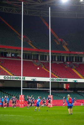 111225 - Ysgol Gymraeg Bro Morgannwg v Ysgol Gyfun Gymraeg Bro Myrddin - U18 Schools and Colleges Champions of Champions - Rhys Muxworthy of Ysgol Gymraeg Bro Morgannwg kicks a conversion