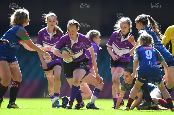 250423 - Ysgol Gymraeg Ystalyfera Bro Dur v Ysgol Bro Pedr - Girls National Schools Under 12s Final 12 a side -