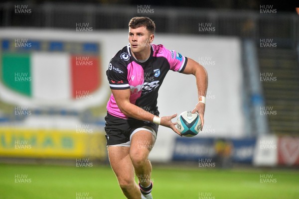 171123 - Zebre Parma v Cardiff Rugby - United Rugby Championship - Mason Grady of Cardiff in action