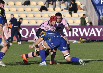 291125 - Zebre Parma v Cardiff Rugby - United Rugby Championship - James Botham of Cardiff 
