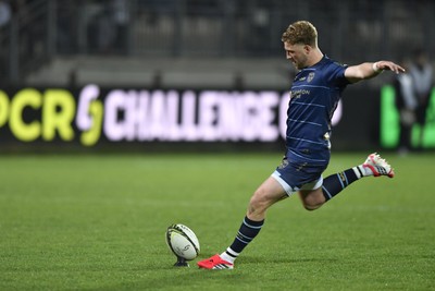 110426 - Zebre Parma v Dragons RFC - EPCR Challenge Cup Quarter Final - Angus O'Brien of Dragons kicks the conversion
