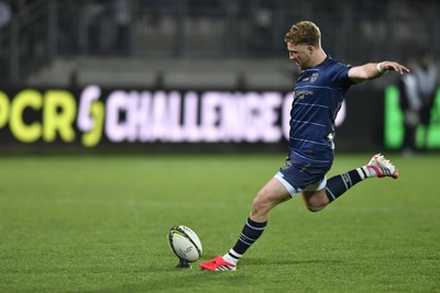 110426 - Zebre Parma v Dragons RFC - EPCR Challenge Cup Quarter Final - Angus O'Brien of Dragons kicks the conversion