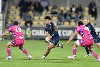 110426 - Zebre Parma v Dragons RFC - EPCR Challenge Cup Quarter Final - Fetuli Paea of Dragons 