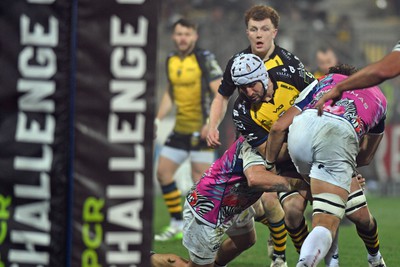 130124 - Zebre Parma v Dragons RFC - EPCR Challenge Cup - Rhodri Jones of Dragons