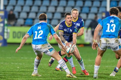 280225 - Zebre Parma v Dragons RFC - United Rugby Championship - Giacomo Da Re of Zebre 