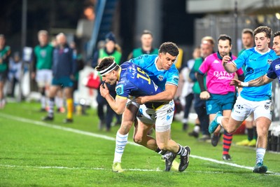 280225 - Zebre Parma v Dragons RFC - United Rugby Championship - Geronimo Prisciantelli of Zebre 