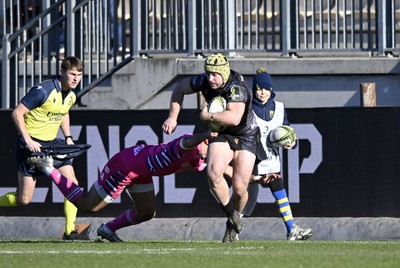 110126 - Zebre Parma v Ospreys - EPCR Challenge Cup - Harri Deaves of Ospreys 