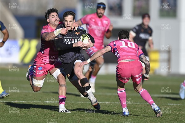 110126 - Zebre Parma v Ospreys - EPCR Challenge Cup - Kieran Hardy of Ospreys takes on Giacomo da Re of Zebre (10)