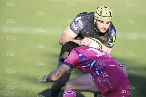 110126 - Zebre Parma v Ospreys - EPCR Challenge Cup - Harri Deaves of Ospreys 