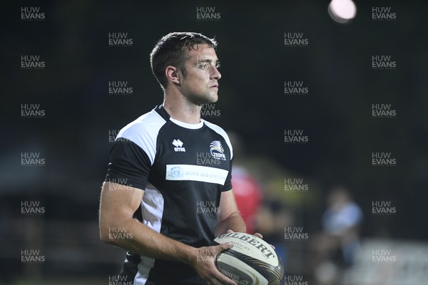 150918 - Zebre v Cardiff Blues - Guinness PRO14 -  Marcello Violi of Zebre during the warm up