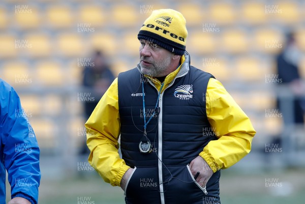 250218 - Zebre Rugby Club v Cardiff Blues - Guinness Pro14 -  Zebre Rugby Club's Assistant coach Alessandro Troncon 