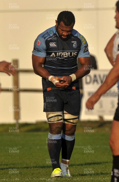 301015 - Zebre Rugby v Cardiff Blues - Guinness PRO12 - Manoa Vosawai